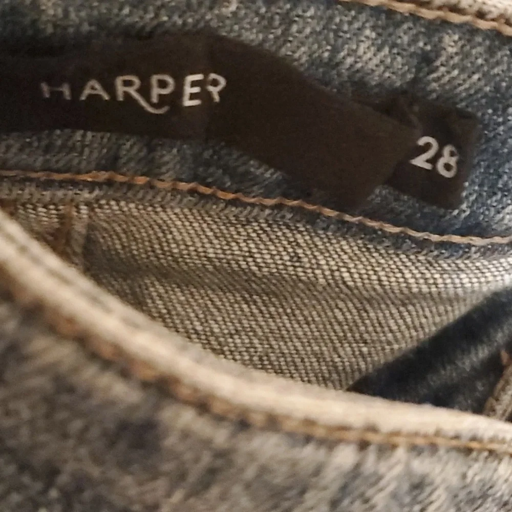 Harper Jeans Womens Size 6 Size 28 Blue Denim Investment Piece